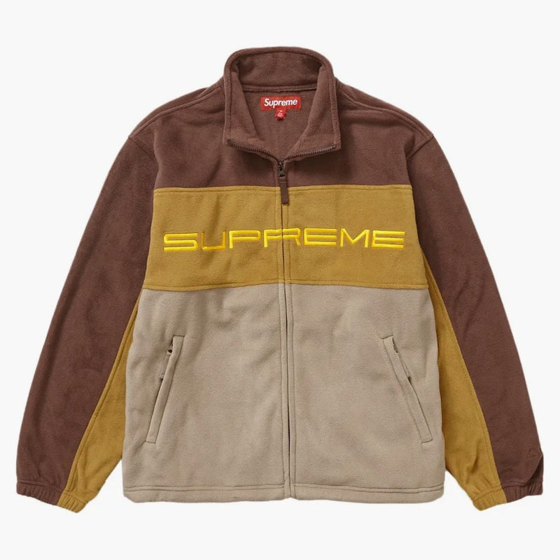 Jacheta cu zip polartec suprem (FW23) maro