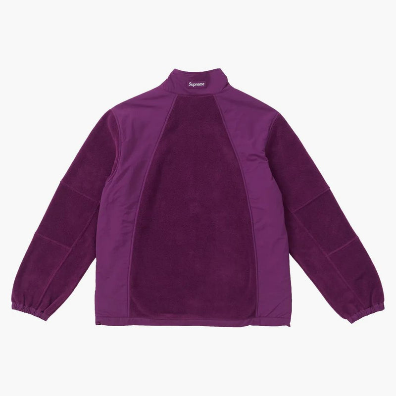 Nejvyšší polartec zip up bunda fialová