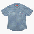 Supreme Polka Dot Denim Shirt Light Blue