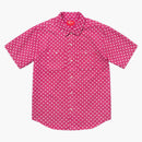 Supreme Polka dot denim shirt magenta