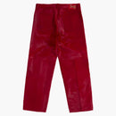 Nejvyšší ponyhair volný fit 5-kapsa Jean Red