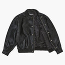 Supreme Ponyhair Varsity Jacket svart