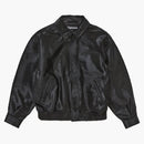 Supreme Ponyhair Varsity Jacket svart