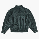 Supreme Ponyhair Varsity Jacket Green