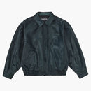 Supreme Ponyhair Varsity Jacket Green
