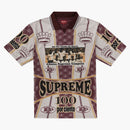Supreme Por Ciento Soccer Jersey Burgundy