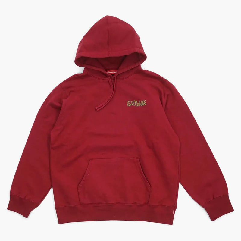Supreme portrait hooded sweatshirt cardinal