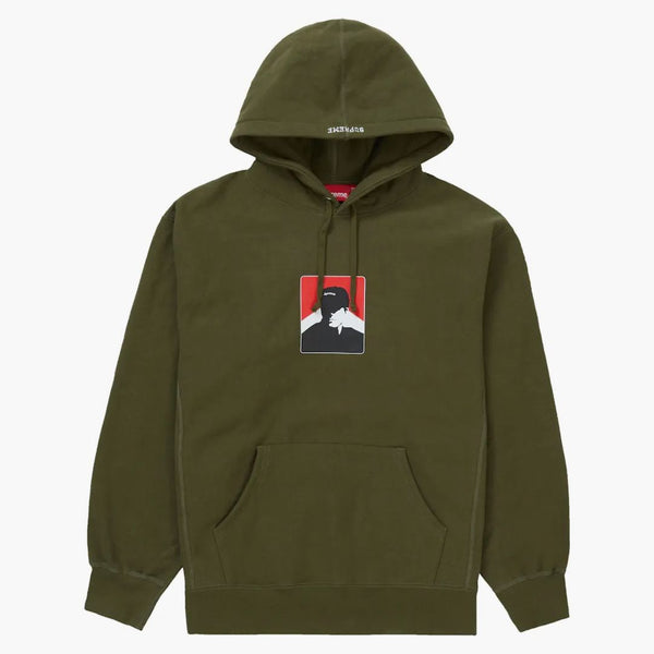 Nejvyšší mikina s kapucí portrétu (FW20) Dark Olive