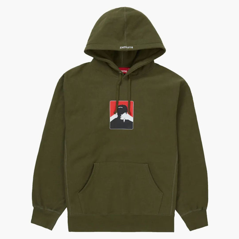 Nejvyšší mikina s kapucí portrétu (FW20) Dark Olive
