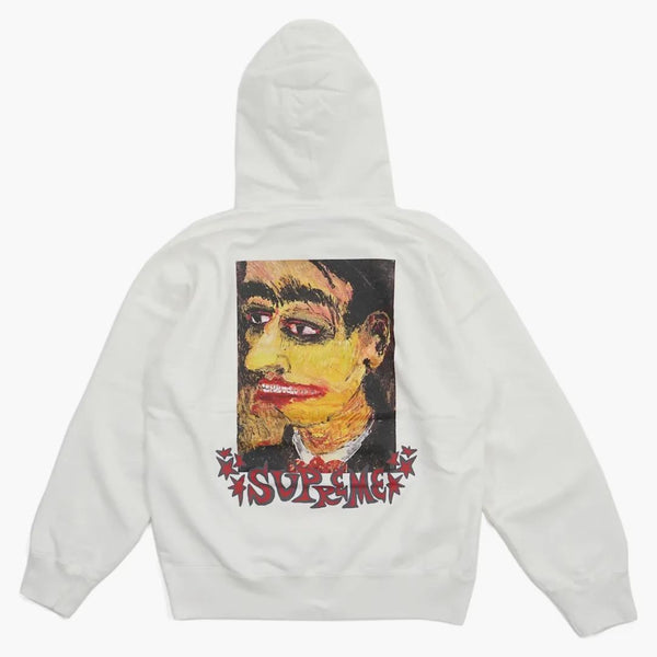 Supreme Portrait Hooded Sweatshirt White