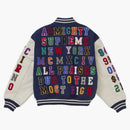 Supreme Praises Varsity Jacket Navy
