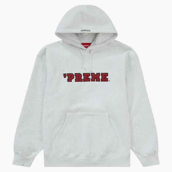 Supreme Preme Hooded Sweatshirt Ash Grey