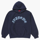 Supreme Printed Arc Hooded Sweatshirt Navy