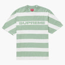 Supreme Printed Stripe S/S Top Light Green