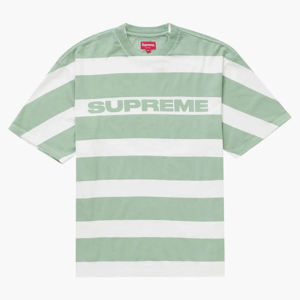 Supreme Printed Stripe S/S Top Light Green