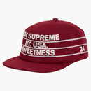 Supreme Pro Bowl Pillbox Hat Cardinal