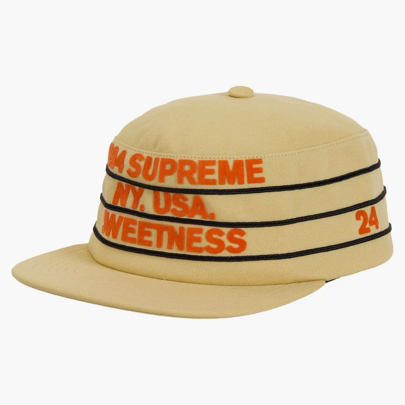 Supreme Pro Bowl Pillbox Hat Light Gold