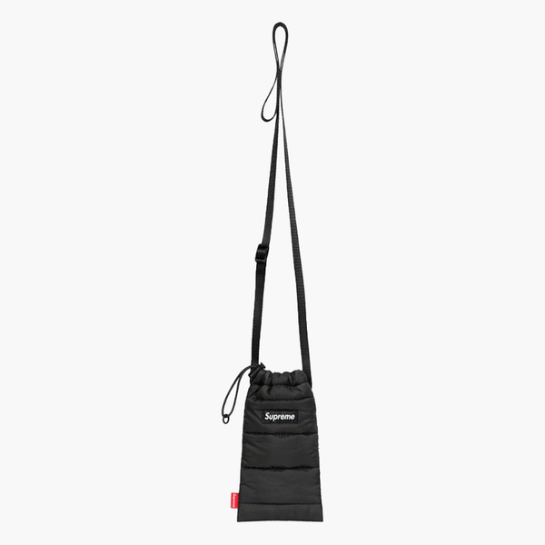 Supreme Puffer Neck Pouch Black