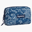 Supreme Puffer Pouch Blue Paisley