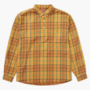 Supreme Pullover Plaid Flannel Shirt Gold