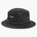 Nejvyšší děrovaný džínovina Black