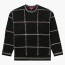 Supreme Quilt Stitch Sweater Black