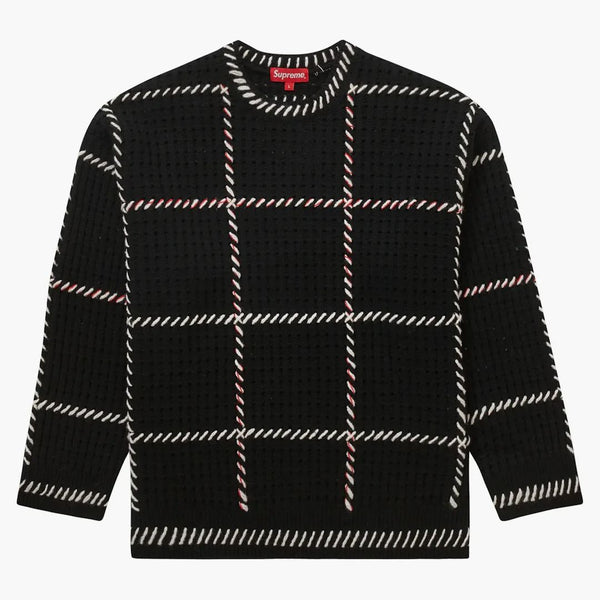 Supreme Quilt Stitch tröja svart
