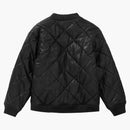 Supreme Quilted Leather Work Jacket Black