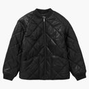Supreme Quilted Leather Work Jacket Black