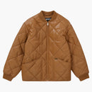 Supreme Quilted Leather Work Jacket Tan