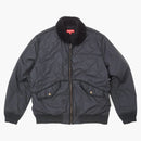 Supreme Quilted Nylon Tanker Jacket Black