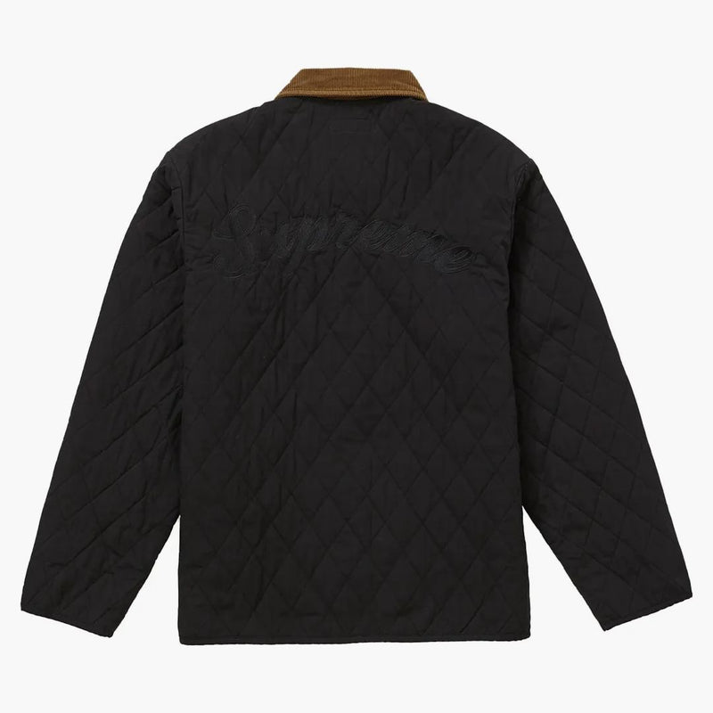 Supreme Quilted Paisley Jacket Black