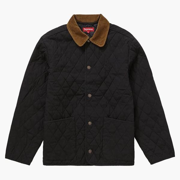 Supreme Quilted Paisley Jacket Black