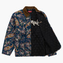 Supreme Quilted Paisley Jacket Navy Paisley