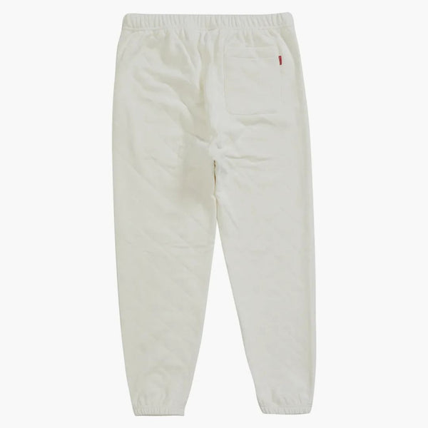 Supreme Quilted Sweatpant White