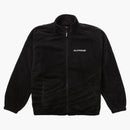 Supreme racing fleece jacket black