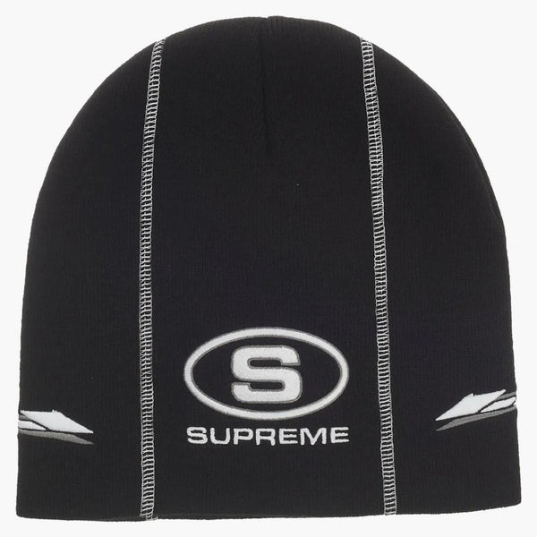 Supreme Racing Panel Beanie Black