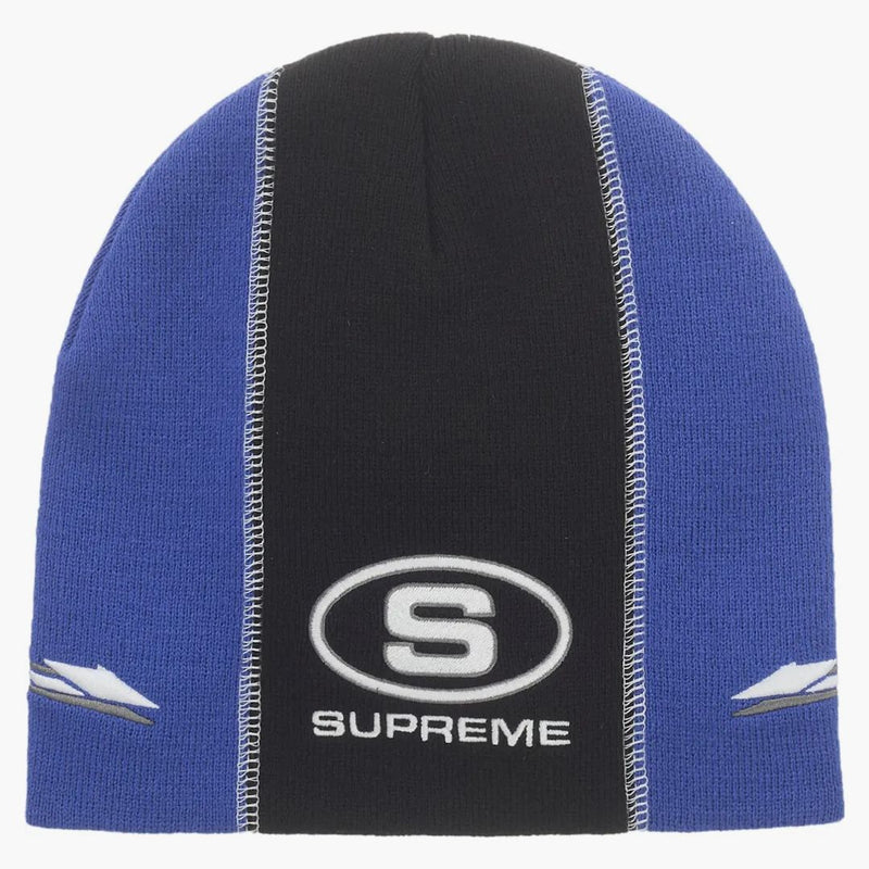 Supreme Racing Panel Beanie Blue
