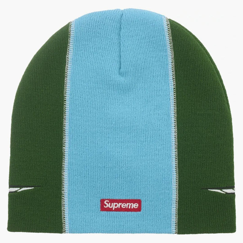 Supreme Racing Panel Beanie Green