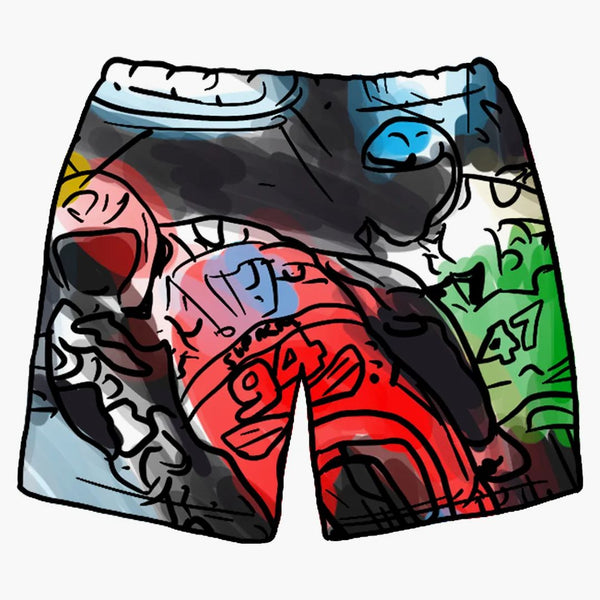 Supreme Racing Water Short Multicolor