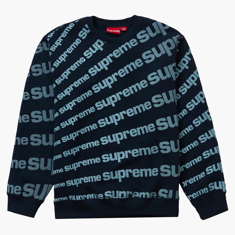 Supreme Radial Crewneck Navy
