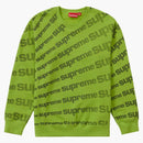 Supreme Radial Crewneck Lime