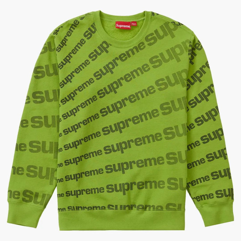 Supreme Radial Crewneck Lime