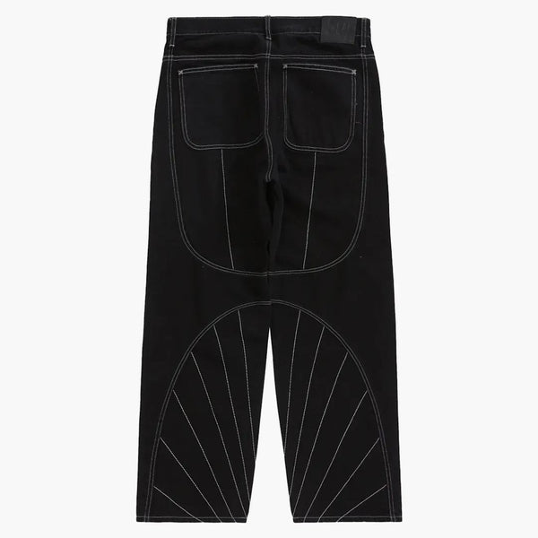 Supreme Radial broderad lös passform Jean Black