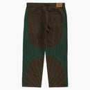 Supreme Radial Embroidered Loose Fit Jean Brown