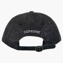 Supreme Raffia S Logo 6-Panel Black