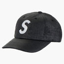 Supreme Raffia S Logo 6-Panel Black