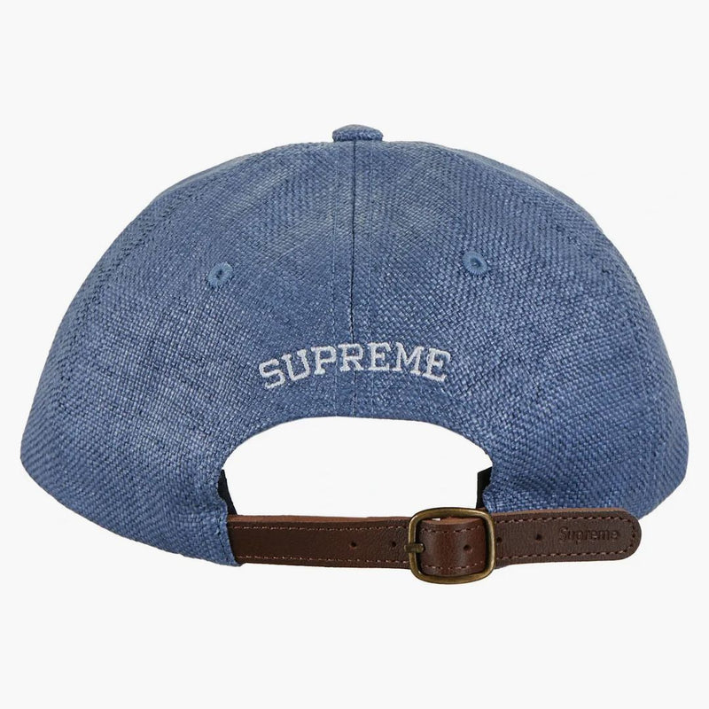 Supreme Raffia S Logo 6-Panel Navy