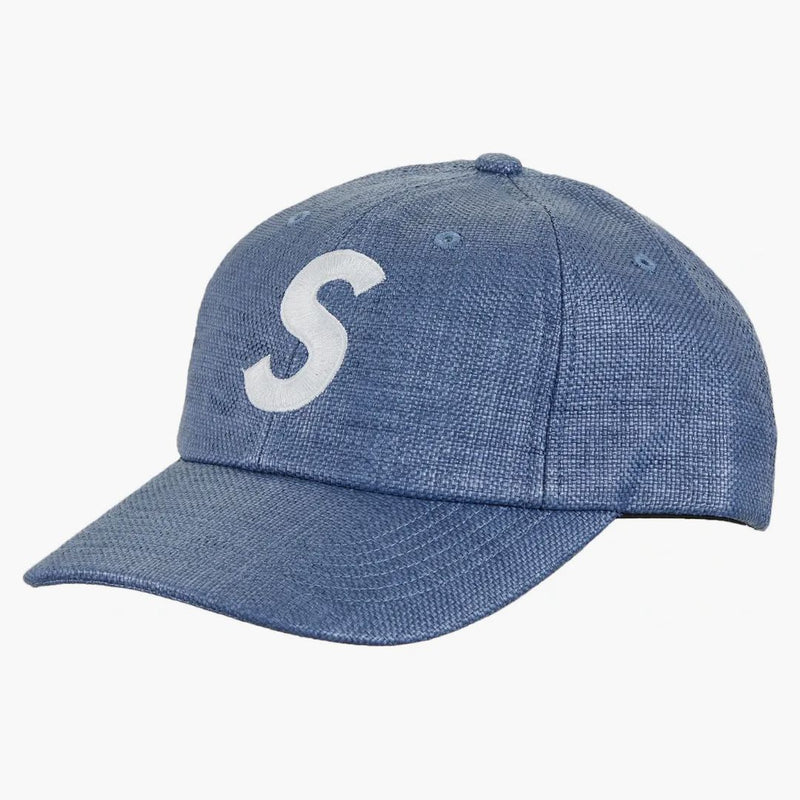 Supreme Raffia S Logo 6-Panel Navy