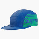 Supreme Raffia Woven Logo Camp Cap Blue